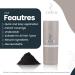 Hair Thickening Fibers - 27.5g - Medium Brown - Keratin Solution for Bald Spots & Thinning Hair - Fast Coverage for Men & Women - Buy Online on GoSupps.com