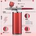 Firstrays Portable Rechargeable Wireless Airbrush Double Action with Compressor Fit for Face Beauty Nail Art Red - Buy Online on GoSupps.com