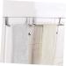 Alipis 2pcs Kitchen Utensil Hanger Traceless Towel Rack Coat Hanger Stainless Steel Kitchen Rack Silverx2pcs 22*7cmx2pcs - Buy Online on GoSupps.com