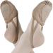 DANCEYOU Pirouette Lyrical Stretch Canvas Half Sole Dance Shoes Tan - Buy Online on GoSupps.com