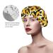 Sunflower Waterproof Shower Cap for Women and Girls - Reusable Double Layers Bathing Hat - Buy Online on GoSupps.com