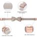 Unique Style Paws Wedding Silk Dog Collar - Adjustable XL Champagne Collar for Male & Female Dogs - Buy Online on GoSupps.com