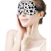 Chaotic Black Dots Sleep Mask for Women | Adjustable Eye Shades Cover with Elastic Strap - Perfect for Sound Sleep - Buy Online on GoSupps.com