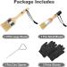 Premium Chalk Paint Brush Set with Gloves and Opener - Wax Brushes for Home Decor - Chalk Paint Brushes for Furniture Paintings  DIY Art Crafts Large Wood - Buy Online on GoSupps.com