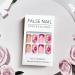 Daisy Short Square Press on Nails - 24 pcs Glossy French Tip Fake Nails - Buy Online on GoSupps.com