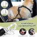 Eyin Dog Harness with Seat Belt | Adjustable Breathable Car Safety Harness (Black XXS) - 2 Carabiner Hooks & Buckle for Secure Travel - Buy Online on GoSupps.com
