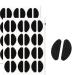 48 Pairs Eye Glasses nose pads Soft Foam Nose Pads for Eyeglasses Silicone Nose Pads for Eyeglasses Anti-Slip Nose Pads Adhesive Nosepads for Glasses Sunglasses Reading Glasses