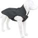 Mile High Life Adjustable Waterproof Dog Raincoat | Lightweight Small Gray Pet Jacket with Reflective Strip - Buy Online on GoSupps.com