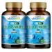 2 Celulas Madres AFA Stem Natural Cell 120 Capsules 1000 mg Blue Green Algae Non GMO Gluten Free Aphanizomenon Flos-aquae Bio celula Madre Supplement