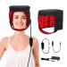 TMXKOOK Chapeau de th rapie Rouge LED Red Am lioration de la Croissance des Cheveux - 215pcs LED pour Le Traitement de la Perte de Cheveux favorisez Une Repousse Rapide