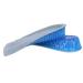 uxcell Blue Silicone Shoes Heel Lift Pads Increase Height Insoles 2.5cm Up