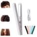 Mini Dual-Purpose Curling Iron ceramic Mini Hair Curler Mini Curling Iron for Short Hair 2 In 1 Mini Curling Wand Curling and Straightening Iron Hair Straightener Curling Iron (D)