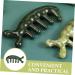 Frcolor Jade Gua Sha Massage Comb - Acupuncture Head Massage Tool for Scalp & Meridian | Wide Tooth Hairbrush - Buy Online on GoSupps.com