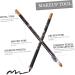 HAPINARY 16 Pcs Pencil Sharpener Eyebrow Pencil Eyebrow Pencils Waterproof Brow Pencil Black Wooden - Buy Online on GoSupps.com