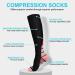 Acwoo Medical Compression Stockings for Men & Women - Knee High Thrombosis Socks for Travel Running & Recovery (S/M Pink) - Buy Online on GoSupps.com