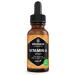 Vitamin A Drops 5000 IU High Strength per Daily Dose Retinol Liquid & Vegan 50 ml (1700 Drops) Natural Food Supplement Without Additives High Bioavailability