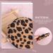 Beaupretty 4pcs Leopard Print Round Puff - Large Flocking Cloth Makeup Powder Puffs for Flawless Application | International Shipping Available - Buy Online on GoSupps.com