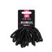 AKH Set of 15 BLACK Thick Snag Free Endless Hair Elastics Bobbles Hair Bands | Extra Thick | Ponytail Holders For Wide Range of Hair Styling Needs | UK