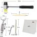 Leather Stamping Tools Kit for Saddle Making - Set with Carving Tools, Hammer and Accessories - Buy Online on GoSupps.com