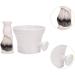 Fenteer Cleaning Bowl & Razor Brush Set - Foaming Shaving Soap for Hairdressing Travel & Gift | Ideal for Salon & Home Use - Buy Online on GoSupps.com