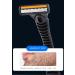 Men's Classic Manual Razor - Vintage Water Wash Sharp Blade Antiscratch Three Layer - Multi Head Change Orange | International Shipping - Buy Online on GoSupps.com