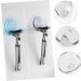 Housoutil 2-St Razor Holder - Shower Hook & Organizer Rack for Bathroom | Self-Adhesive Suction Cup Shaving & Luffa Storage Solution - Buy Online on GoSupps.com