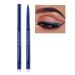 Coloured Eyeliner Liquid Eyeliner Matte Eyeliner Pencil All Day Long-Lasting Eye Liners Waterproof Sweat Resistant Eyeliner Pencil for Makeup Tool (Navy Blue)