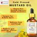 Buy Pure Natural Mustard Oil | Greenwood Essential 15ml Cold-Pressed Brassica Juncea with Glass Dropper - Therapeutic Quality - Buy Online on GoSupps.com