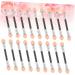 Outanaya 50pcs Brush Eyeshadow Applicator Makeup Brush Eye Blending Brush Small Eyeshadow Brush - Buy Online on GoSupps.com