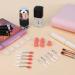 Silicone Lip Brushes with Covers - 10pcs Lip Applicators for Lipsticks & Gloss, Reusable & Hygienic | 2 Colors - Buy Online on GoSupps.com
