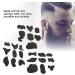 Salmue 25-Piece Tattoo Patterns Template Set for Hair Trimmers - Barber Tools for DIY Styling - Men and Women - Buy Online on GoSupps.com