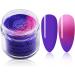 28g/Box Rose and Purple Color Change Dip Powder for Long-lasting Dipping Nails - No UV Light Needed | No.17 - Buy Online on GoSupps.com