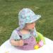 LACOFIA Baby Sun Protection Beach Hat | Toddler Adjustable Flap Cap for Kids 2-5 Years - Frog Design - Buy Online on GoSupps.com