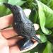 Natural Crystal Rough 1PC Crystals Animal Natural Obsidian Crystal Bird Corvus Black Obsidian Quartz Crow Gift Stones