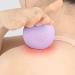 Iplusmile 3-in-1 Massage Ball - Muscle Massager Scooter & Voltage Massager Tool - TPE Fitness Violet Neck & Fascia Relief - Buy Online on GoSupps.com
