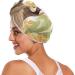 Sloth Leaves Hair Towel 2 Pack - Super Absorbent Quick Dry Hair Turbans for Women & Girls | Perfect Head Towel with Button Twisty Wrap - Buy Online on GoSupps.com