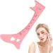 Eyebrow Drawing Guide - Silicone Eyebrow Makeup Mapping Template | Brow Positioning Ruler Professional Quick Eye Makeup Tool Shaping Grooming Stencil Pink - Buy Online on GoSupps.com