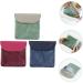 PLAFOPE Sanitary Napkin Storage Bag Button Period Bag Female Accessory Convenient Period Pouch Handbag Pu Multifunction Compact Period Bag Reusable Period Bag 3pcs - Buy Online on GoSupps.com