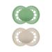 MAM Original Pure Pacifier | Natural Rubber | Sustainable Materials | Sterilizer Case | Unisex 6-16 Months | 2-Pack Green Tea/White - Buy Online on GoSupps.com
