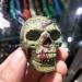Natural Magic Beautiful Natural Dragon's Blood Stone Hand-Carved Skull As Gift Full of Texture - Buy Online on GoSupps.com
