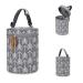 DZOZO Insulated Baby Bottle Bag Breastmilk Cooler Bag Portable Thermal Bottle Bag Baby Bottle Tote Bag Insulated Milk Bottle Bag Storage Bag Portable Milk Bottle Holder Insulated Milk Bottle Carrier Grey