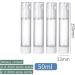 4 Pack Empty Travel Shampoo Bottles - 50ml Pump Dispenser for Lotion Cream & Cosmetics | Candyalley - Buy Online on GoSupps.com