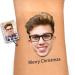 Personalized Face Temporary Tattoo 50/70/100Pieces Custom hoto Fun Face - Party Favors for Birthday Party Christmas Wedding Bride Groom Decor