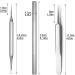 SG Nekoo Professional Facial Milia & Whitehead Removal Tool - Stainless Steel Double Ended Needle Tweezers for Blemish, Pimple & Acne - Silver Pack Of 1 - Buy Online on GoSupps.com