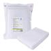 Dilapse of Economy White |2000 pieces of soft nonwoven fabric |absorbent & gently to the skin |Disposable washing glove washcloths ideal for hygiene areas - such as care services cosmetics and much more.