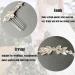 Prosy Bride Wedding Crystal Hair Vines Bridal Headband Flower Rhinestones Hair Comb Slides Hair Accessories for Women and Girls (Silver) - Buy Online on GoSupps.com