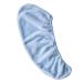 1 x drying hat bathing accessories headscarf cap with loop button closure drying towel