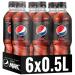 Buy Pepsi Zero Sugar - Sugar-Free Calorie-Free Cola (6 x 0.5L) - International Shipping Available - Buy Online on GoSupps.com