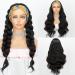 Body Wave Headband Wig 22 inch - Synthetic Glueless Wavy Wig for Black Women - 180% Density Heat Friendly - Buy Online on GoSupps.com