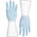 Dishwashing Gloves - Dish Washing Gloves Best Reusable Household Dishwashing Cleaning Rubber Gloves Non-Slip Kitchen Glove for Washing Gardening Pet Care Blue - Buy Online on GoSupps.com